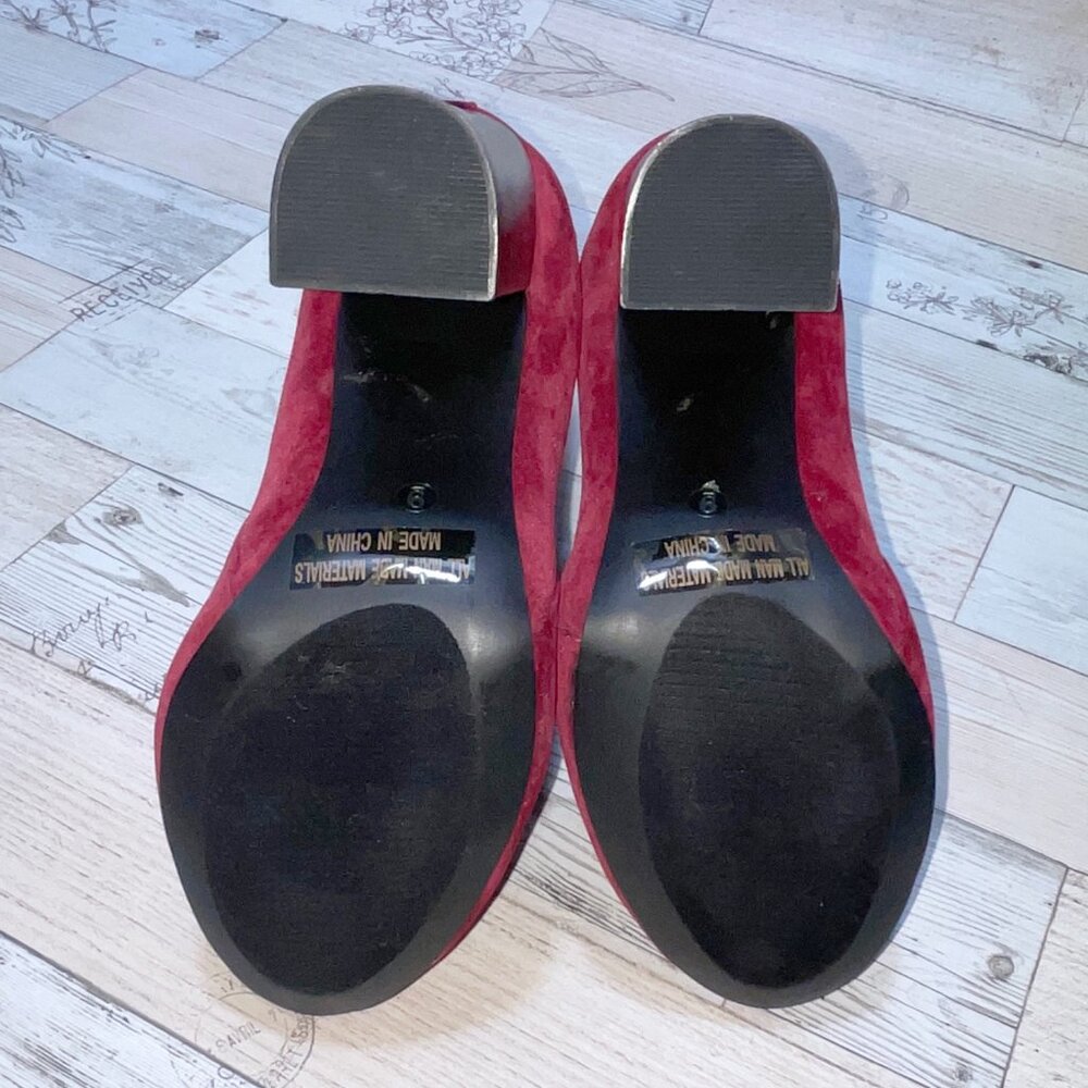 Guilty Soles Rosalie Burgundy Bootie - Picture 5 of 5